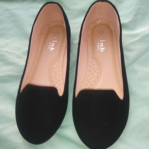 Link comfort sz 1 girls black flats